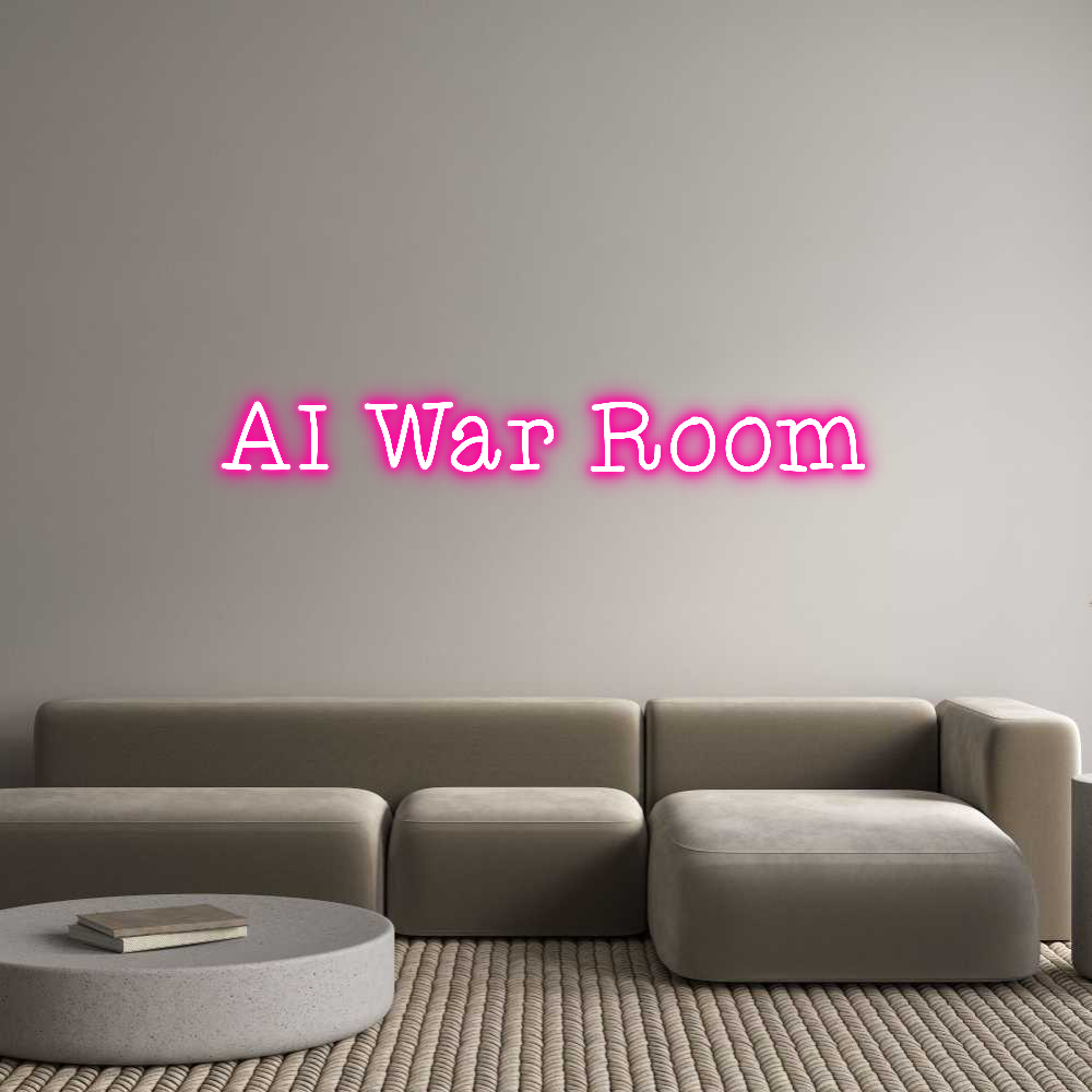 Custom Neon: AI War Room