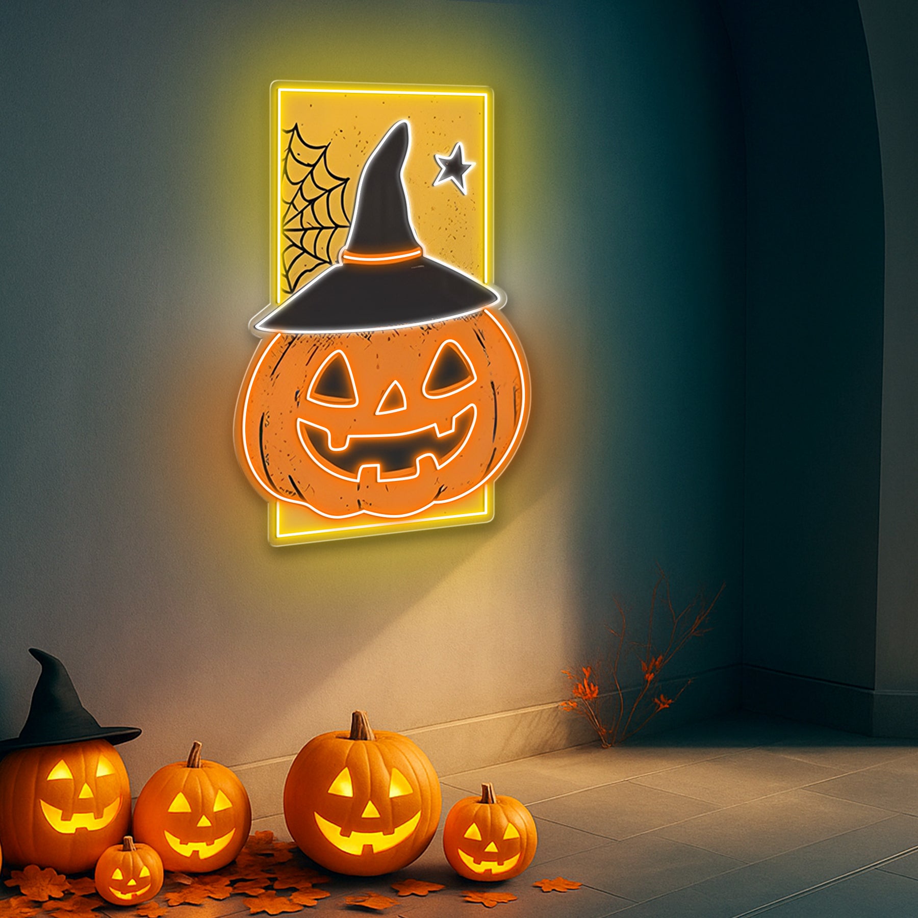 Spooky Halloween Neon Sign – LED Wall Light for Home, Bar, Party Decor