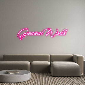 Custom Neon: GmamasWorld