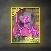 Art King In Collapse Art  LED Neon Sign Light Pop Art