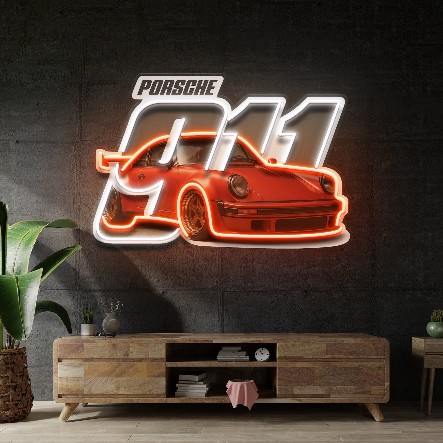 911 Legacy LED Neon Sign Light Pop Art