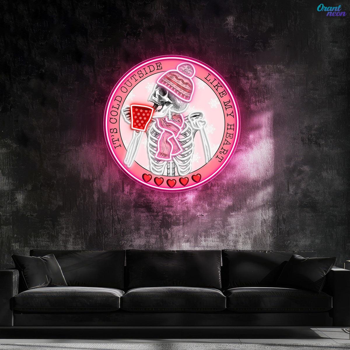 Pouring Love, One Cup at a Time Best Gift For Valentine Neon Sight Light Artwork