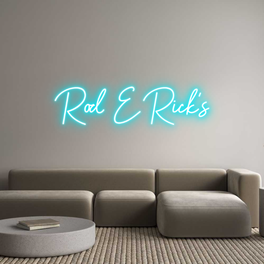 Custom Neon: Rod E Rick's