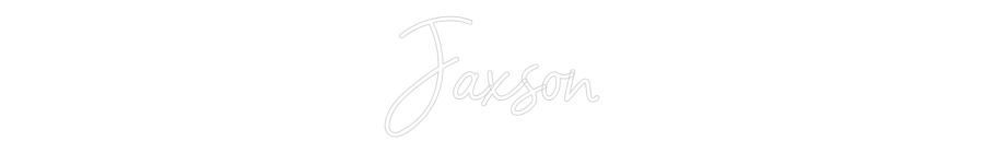 Custom Neon: Jaxson