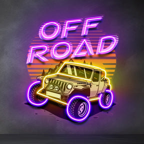 Adventure 4x4 LED Neon Sign Light Pop Art