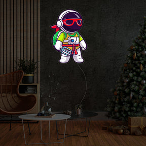 Astronaut Ninja Led Neon Acrylic Artwork