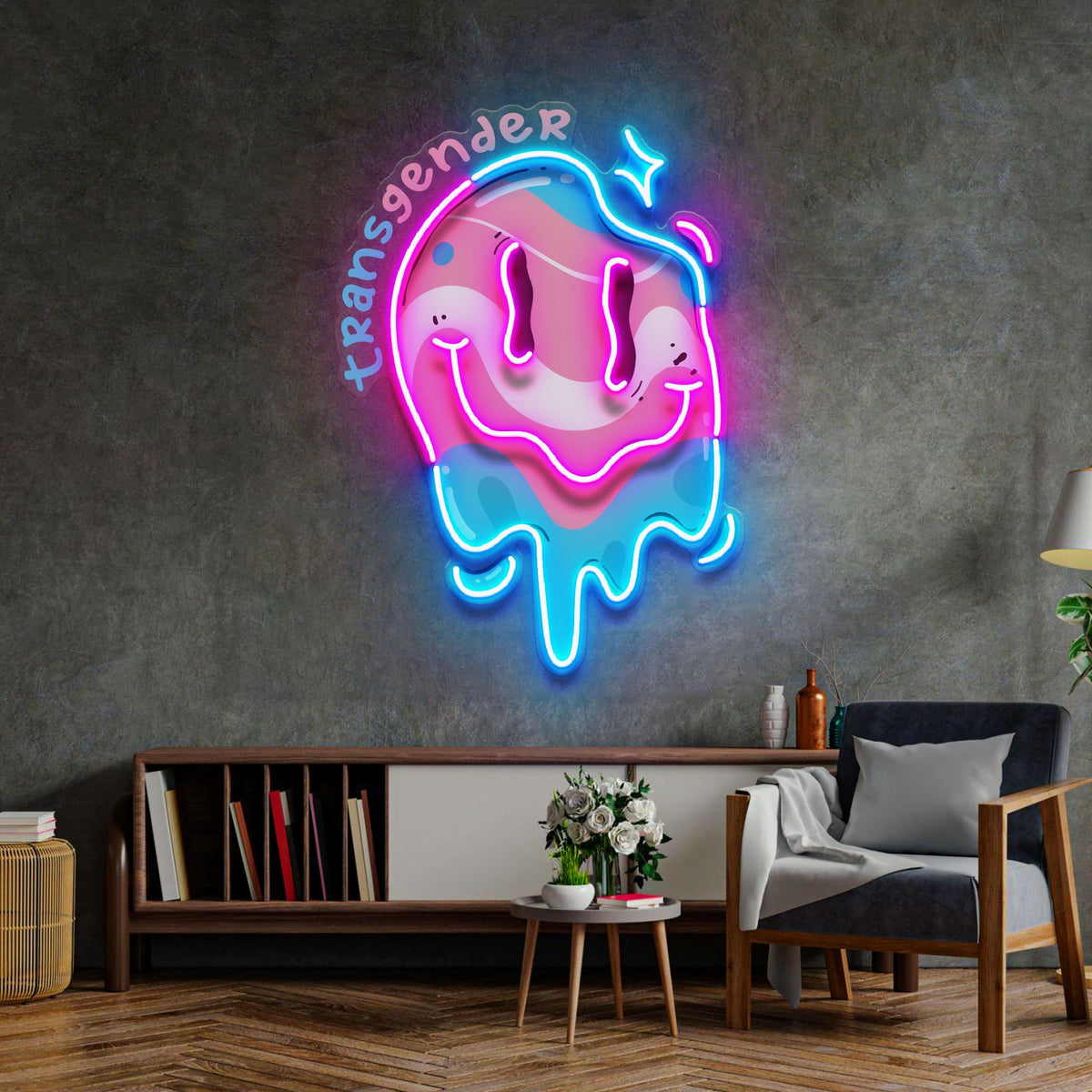 Authentic You With Pride LED Neon Sign Light Pop Art