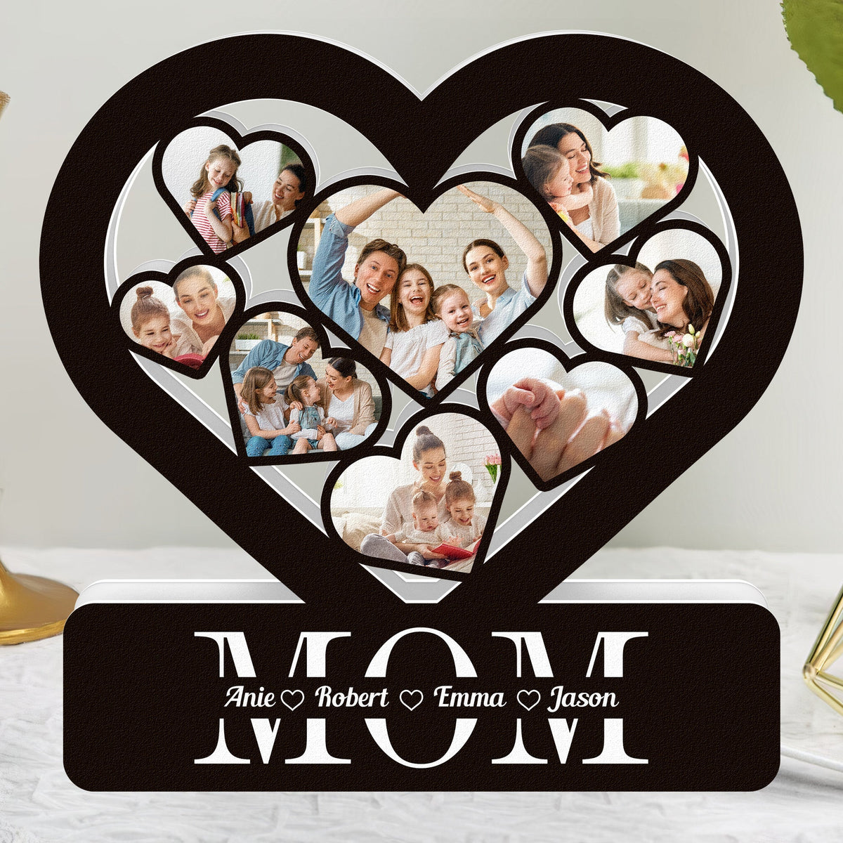 Best Mom Custom Multi Photo Mother's Day - Personalized Light Box