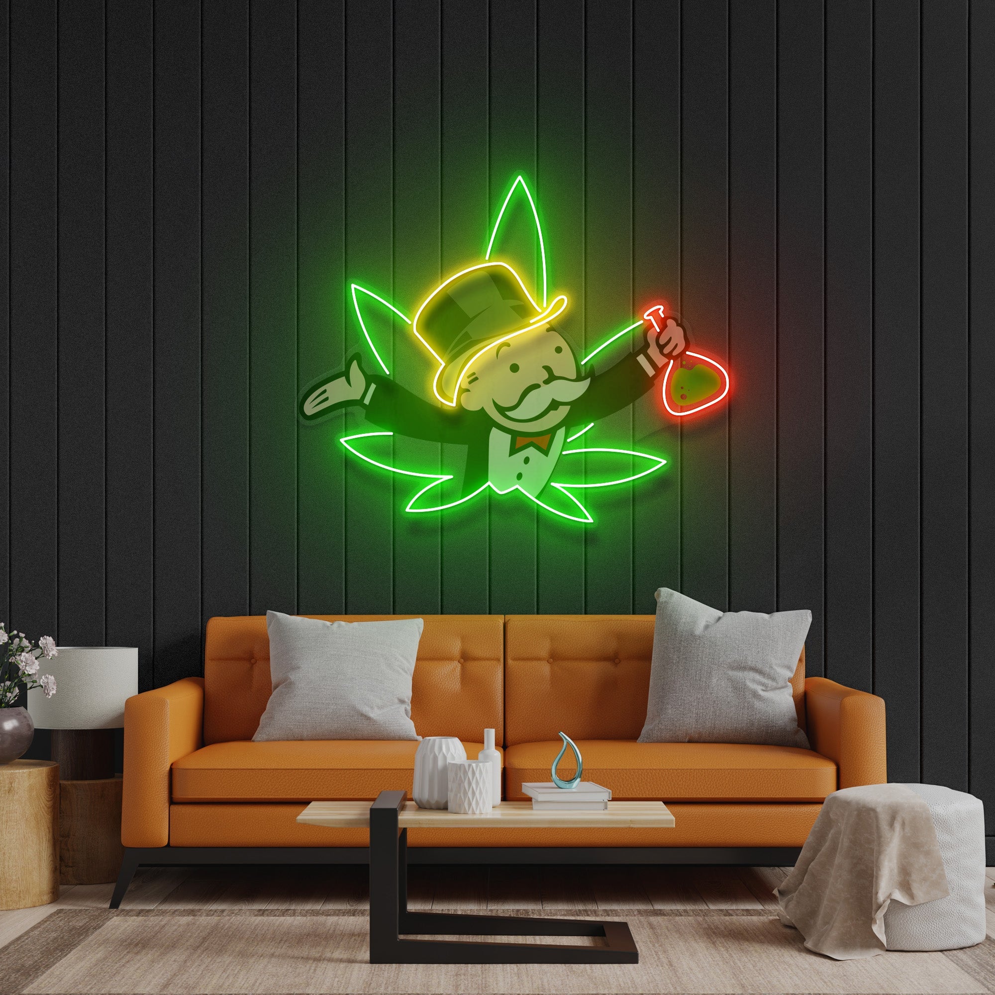 Bongopoly Led Neon Acrylic Artwork Led Neon Sign Light