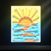 Coastal Rise LED Neon Sign Light Pop Art