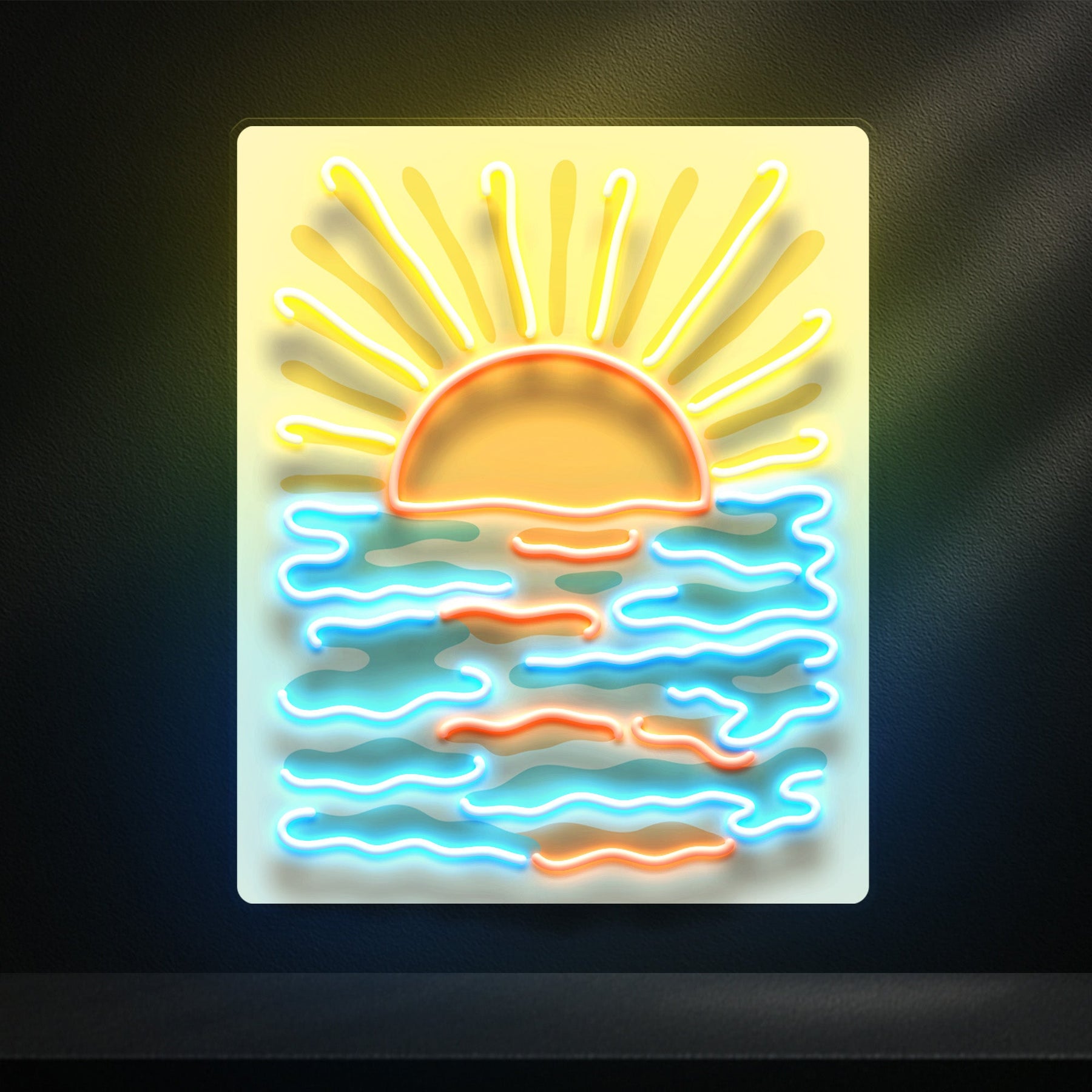 Coastal Rise LED Neon Sign Light Pop Art