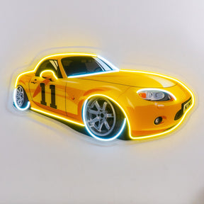 Japanese Old Drift Car LED Neon Sign Light Pop Art