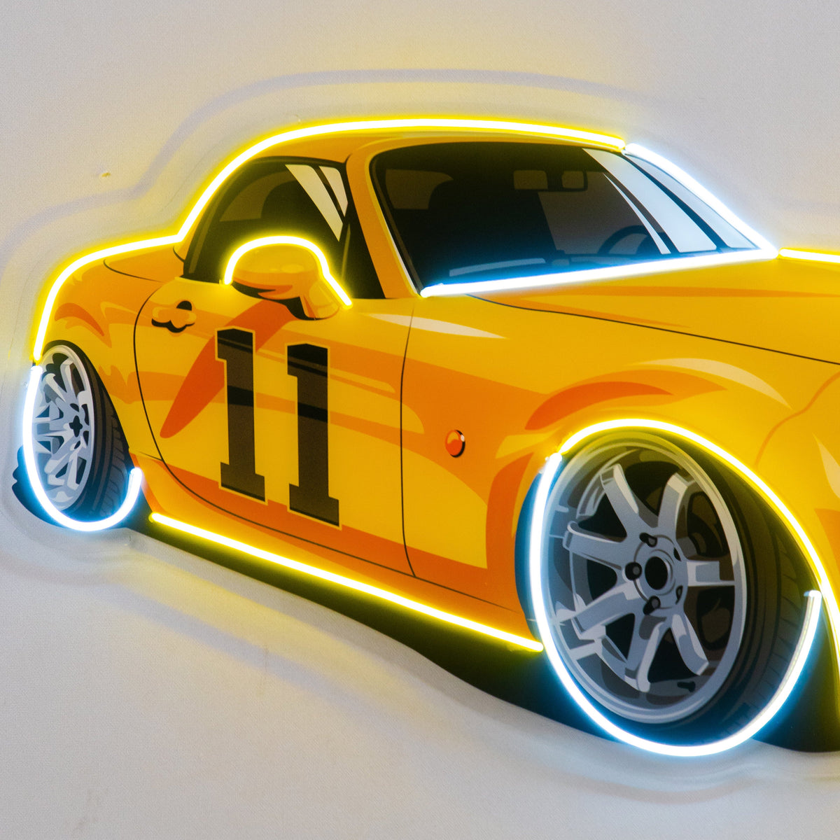 Japanese Old Drift Car LED Neon Sign Light Pop Art