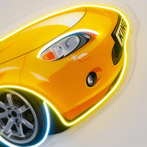 Japanese Old Drift Car LED Neon Sign Light Pop Art