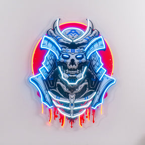 The Japanese Samurai Robot LED Neon Sign Light Pop Art