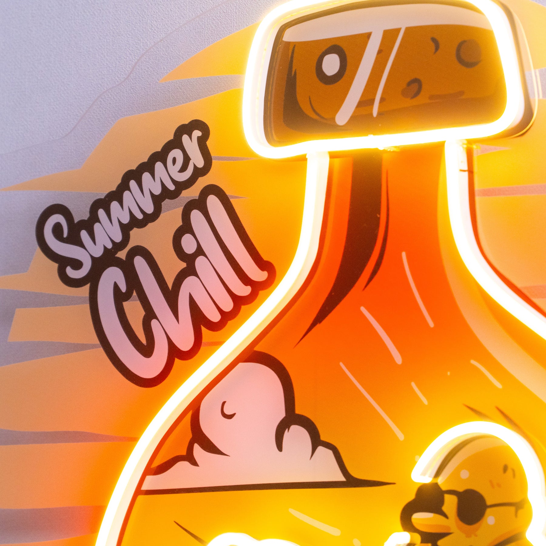 Summer Chill LED Neon Sign Light Pop Art