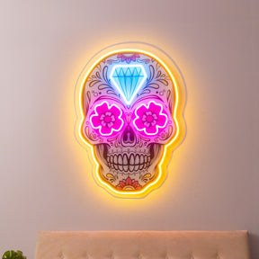 Decor Skull LED Neon Sign Light Pop Art