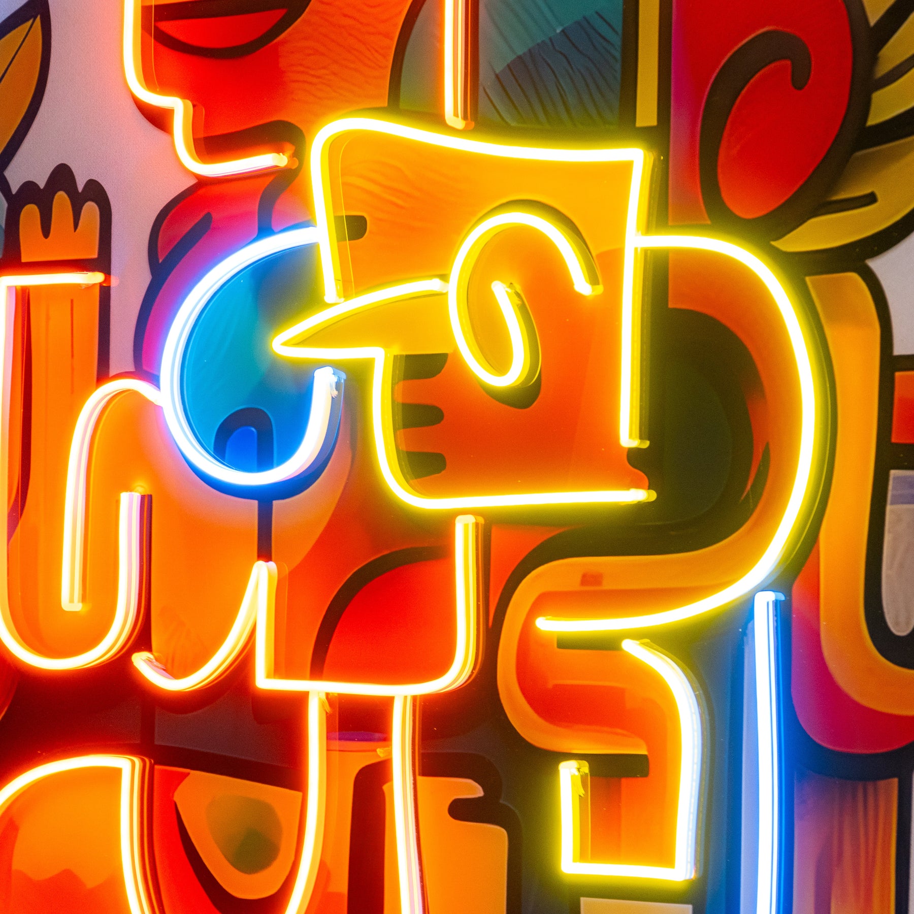 Impressive Festival Abstract Art LED Neon Sign Light Pop Art