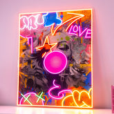Fantastic Love Collapse Art LED Neon Sign Light Pop Art