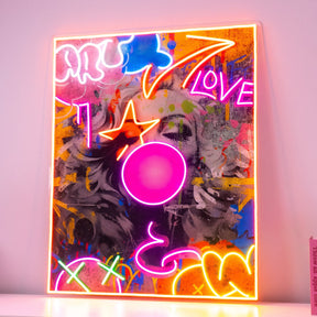 Fantastic Love Collapse Art LED Neon Sign Light Pop Art