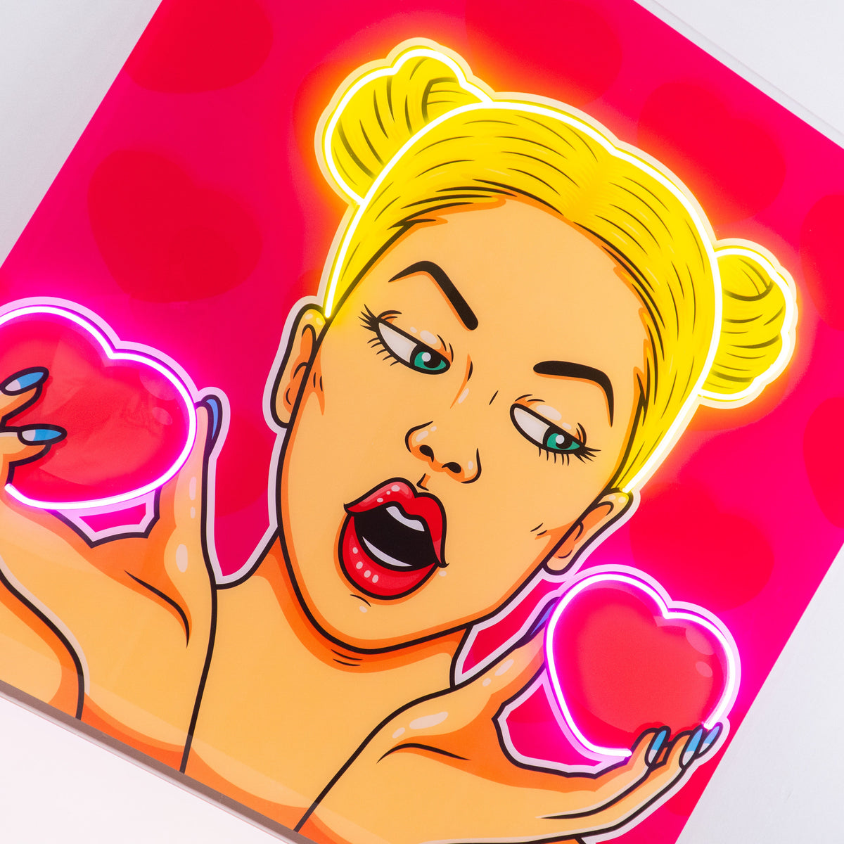 Woman Bring Loves LED Neon Sign Light Pop Art
