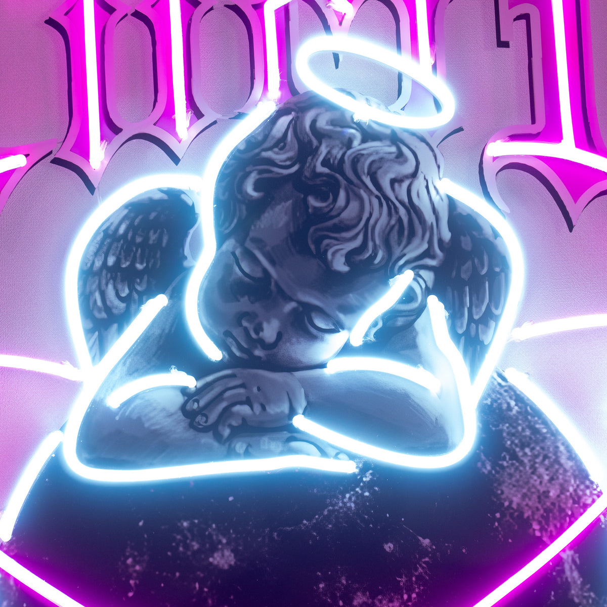 Dreamy Cupid Dreams Collapse Art LED Neon Sign Light Pop Art