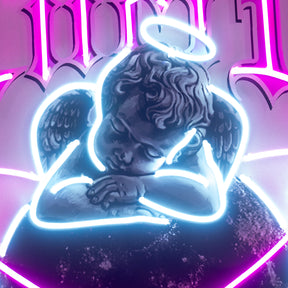 Dreamy Cupid Dreams Collapse Art LED Neon Sign Light Pop Art