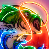 Largemouth Bass Fishing LED Neon Sign Light Pop Art