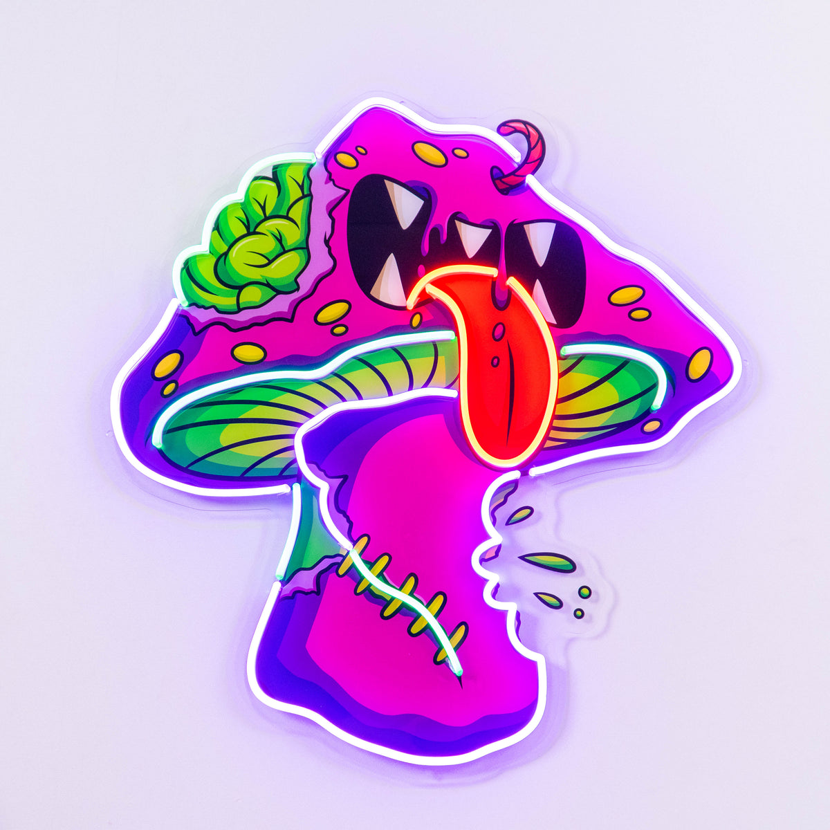Mushroom Monster Streetwear LED Neon Sign Light Pop Art