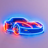 Sports Car LED Neon Sign Light Pop Art