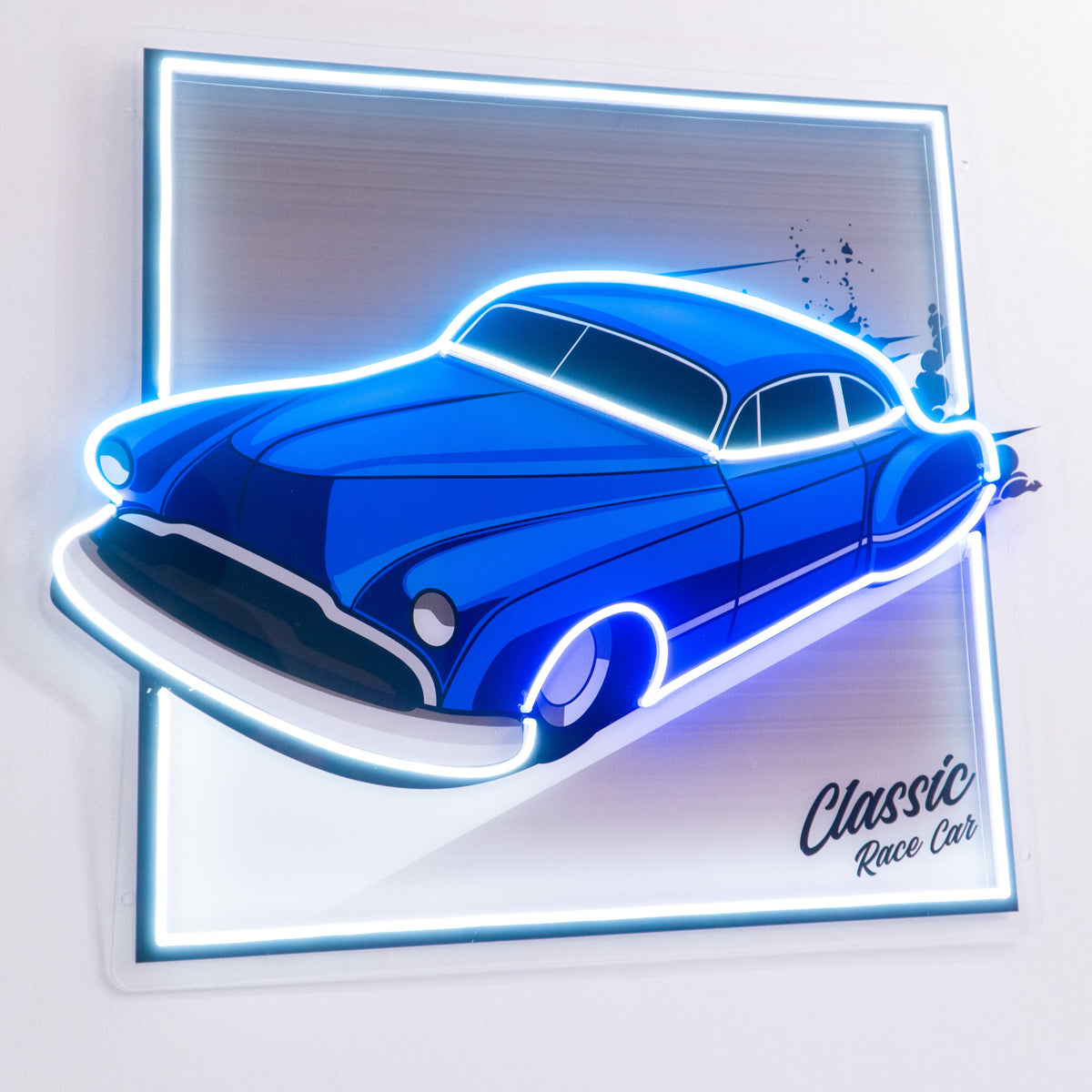 Hot Rod Racer LED Neon Sign Light Pop Art