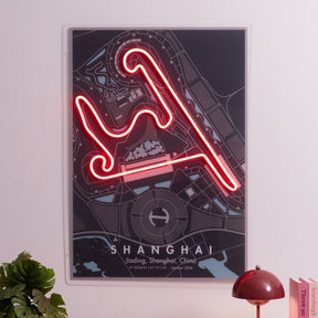 Shanghai F1 Circuit LED Neon Sign Light Pop Art