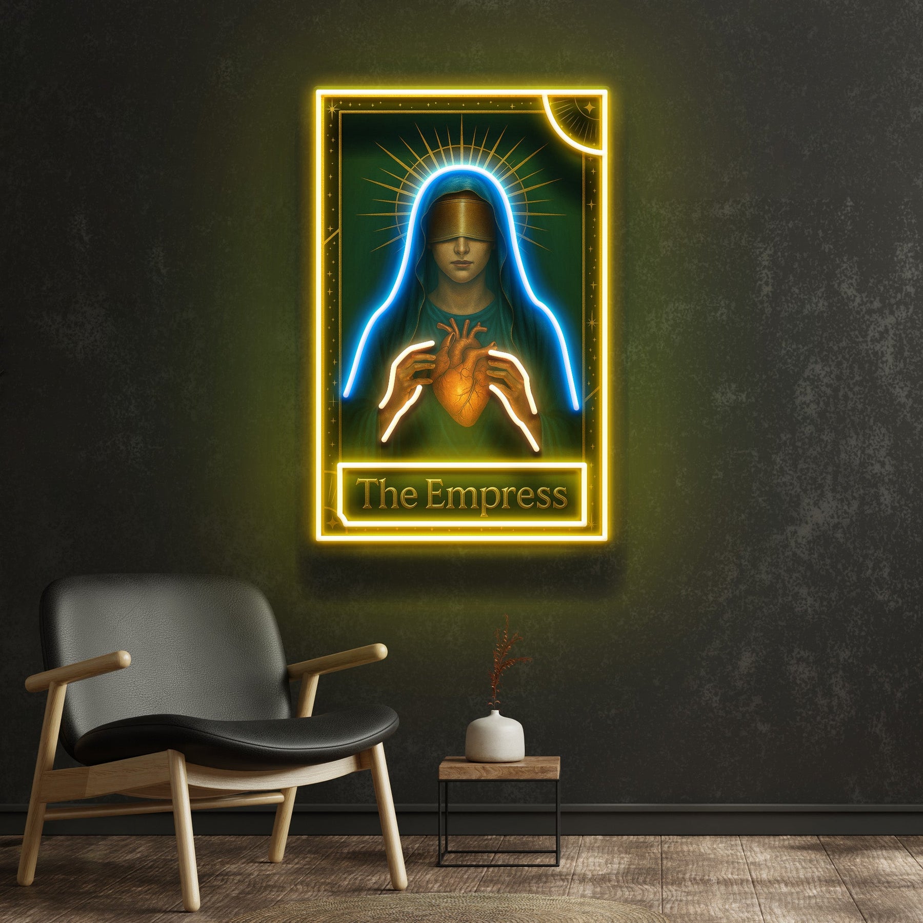 Divine Heart of The Empress LED Neon Sign Light Pop Art