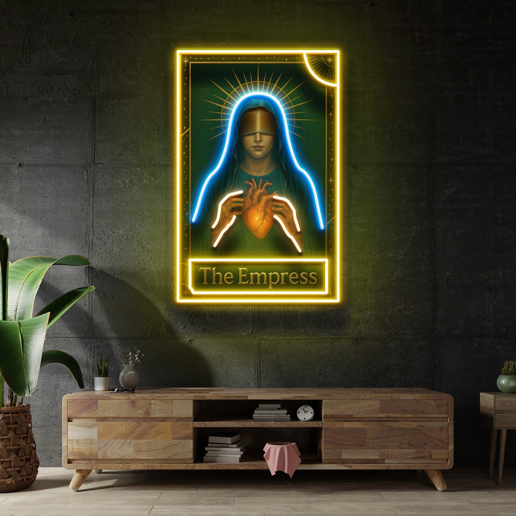 Divine Heart of The Empress LED Neon Sign Light Pop Art
