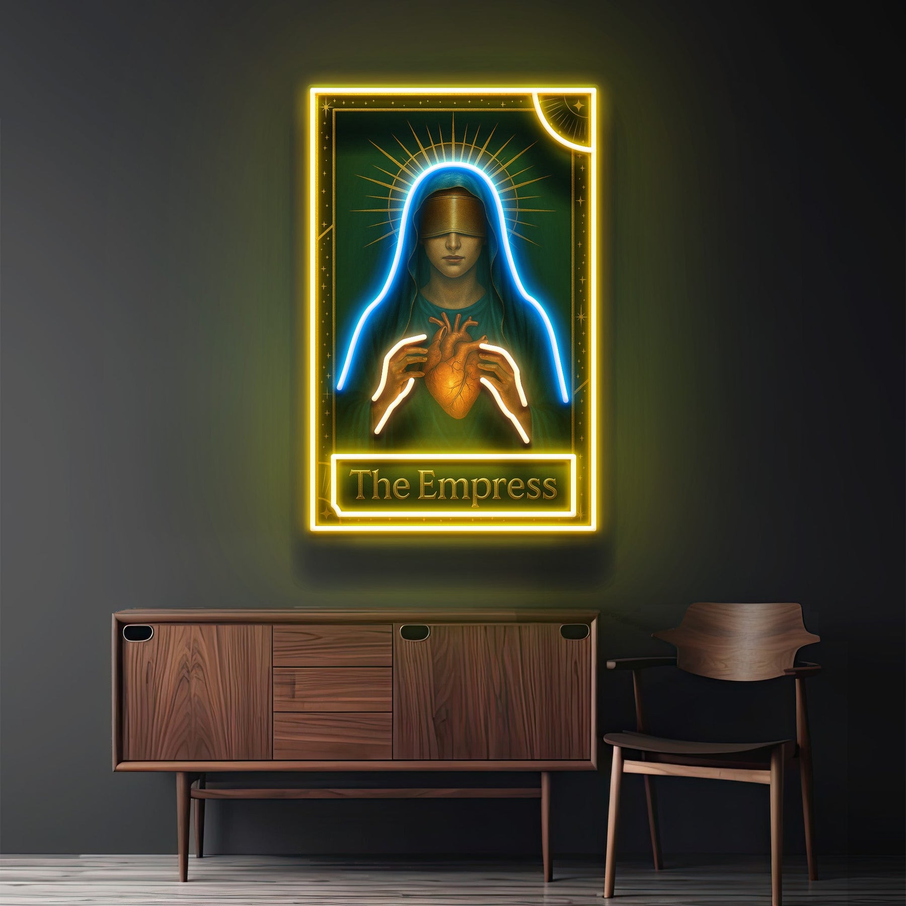 Divine Heart of The Empress LED Neon Sign Light Pop Art