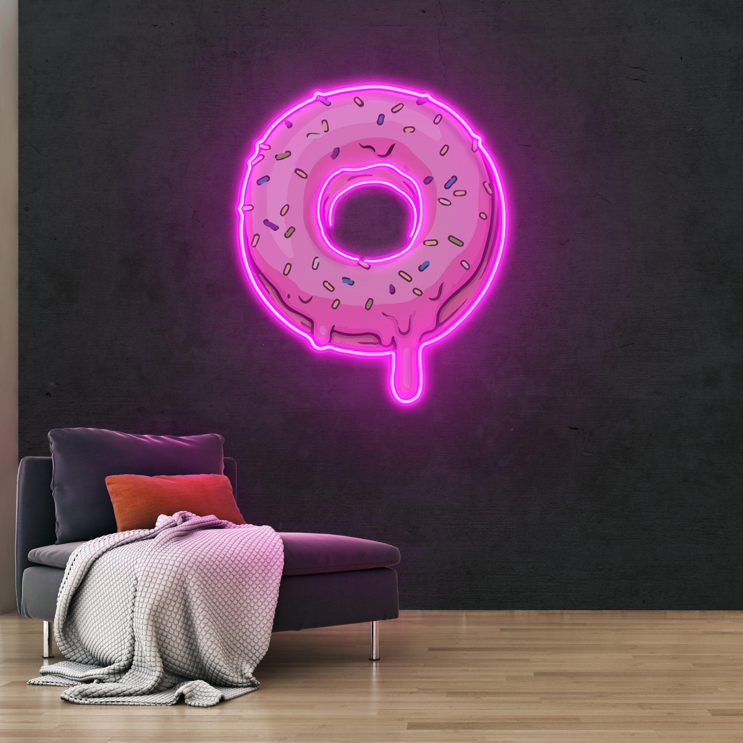 Donut Led Neon Acrylic Artwork