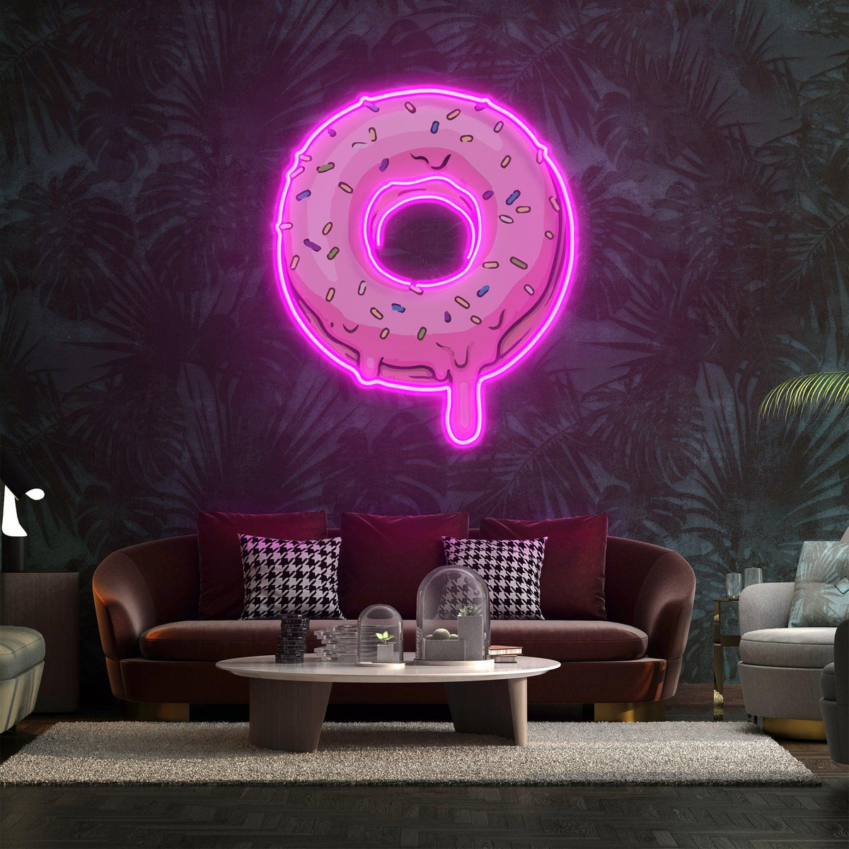Donut Led Neon Acrylic Artwork