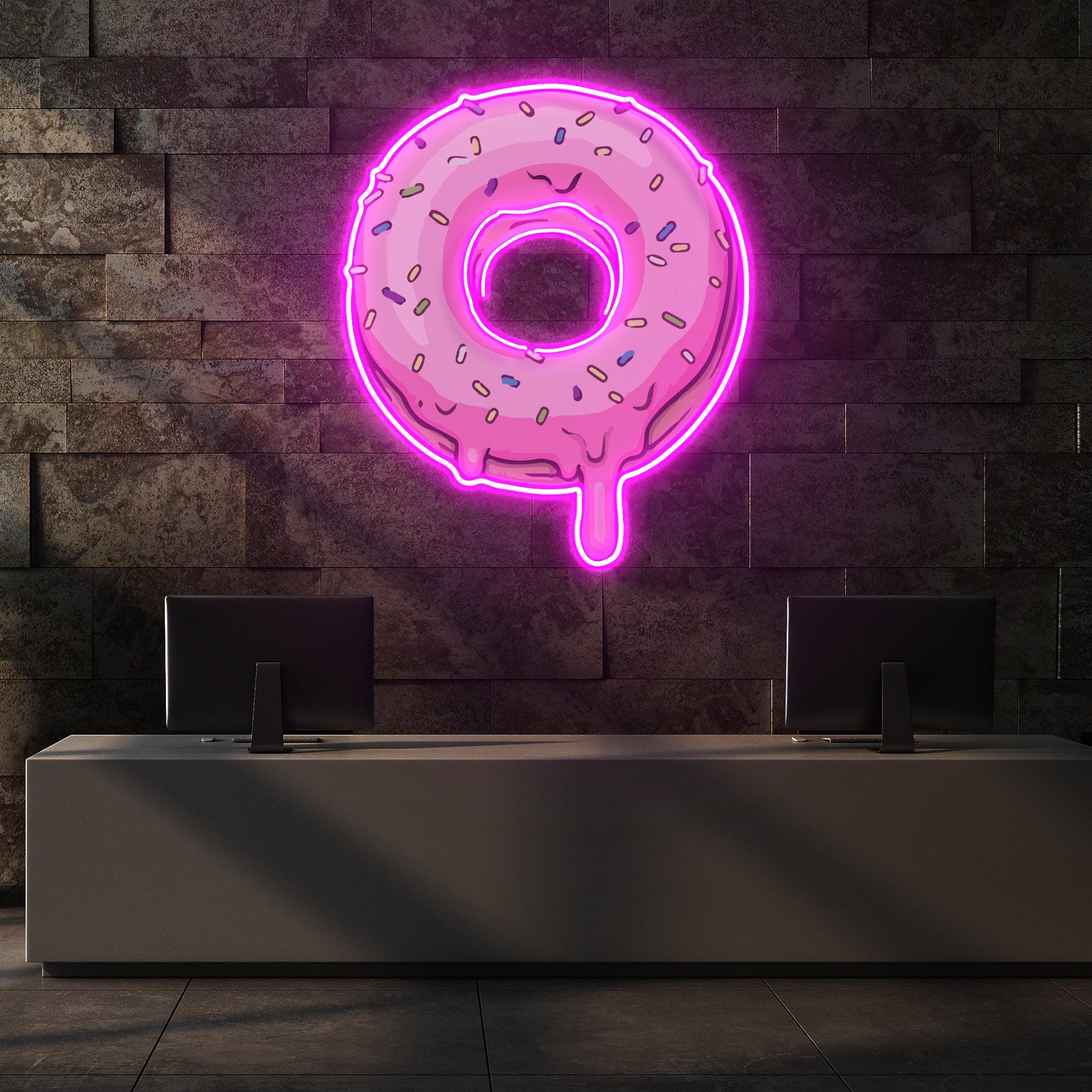 Donut Led Neon Acrylic Artwork