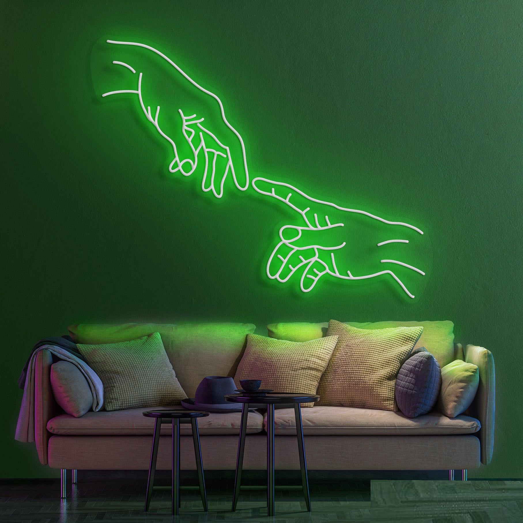 Hand Of God Neon Sign