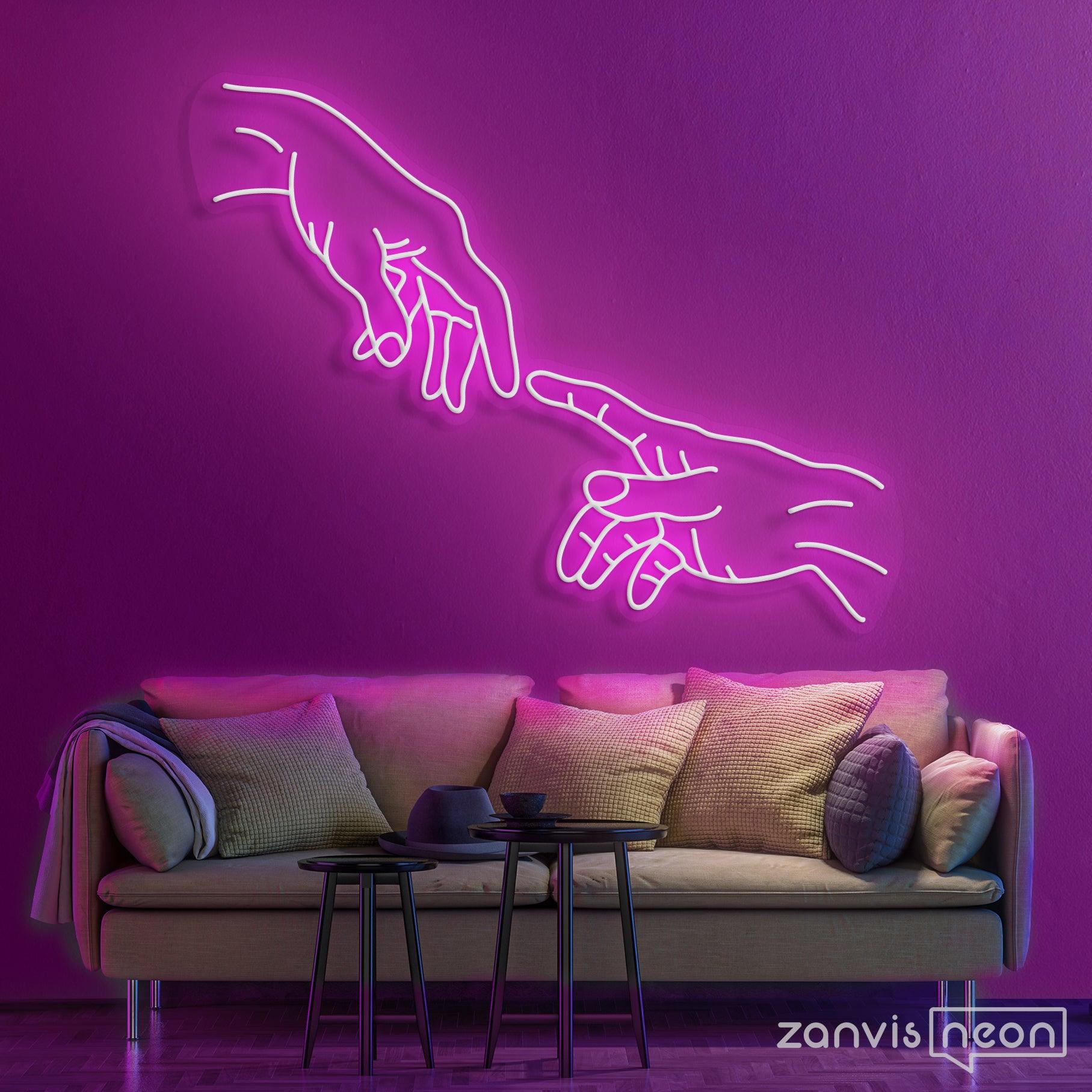 Hand Of God Neon Sign