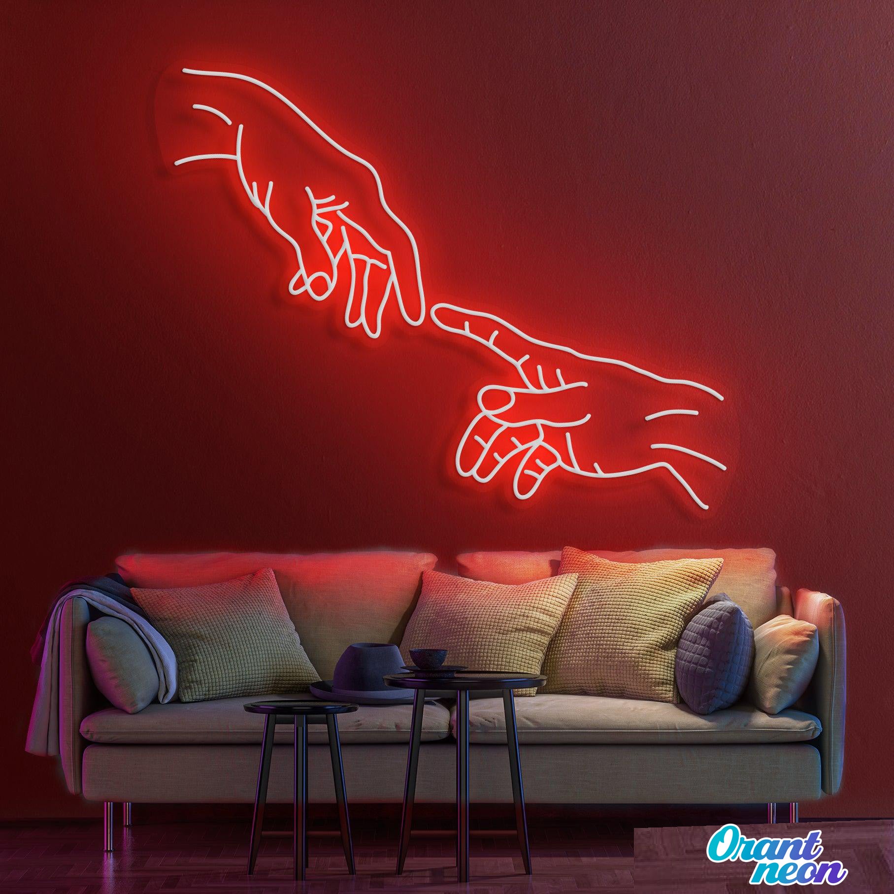 Hand Of God Neon Sign