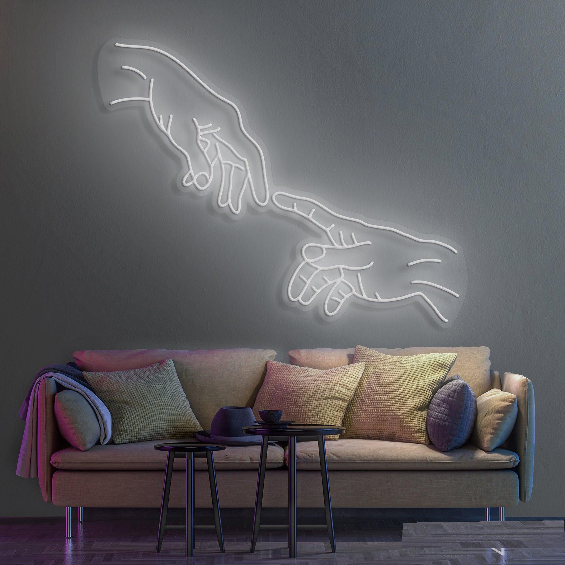 Hand Of God Neon Sign