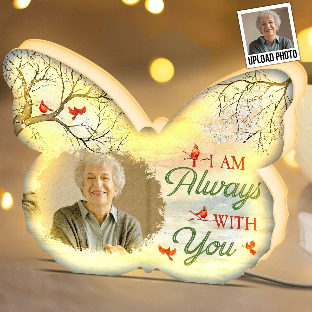 I Am Always With You - Personalized Photo Light Box