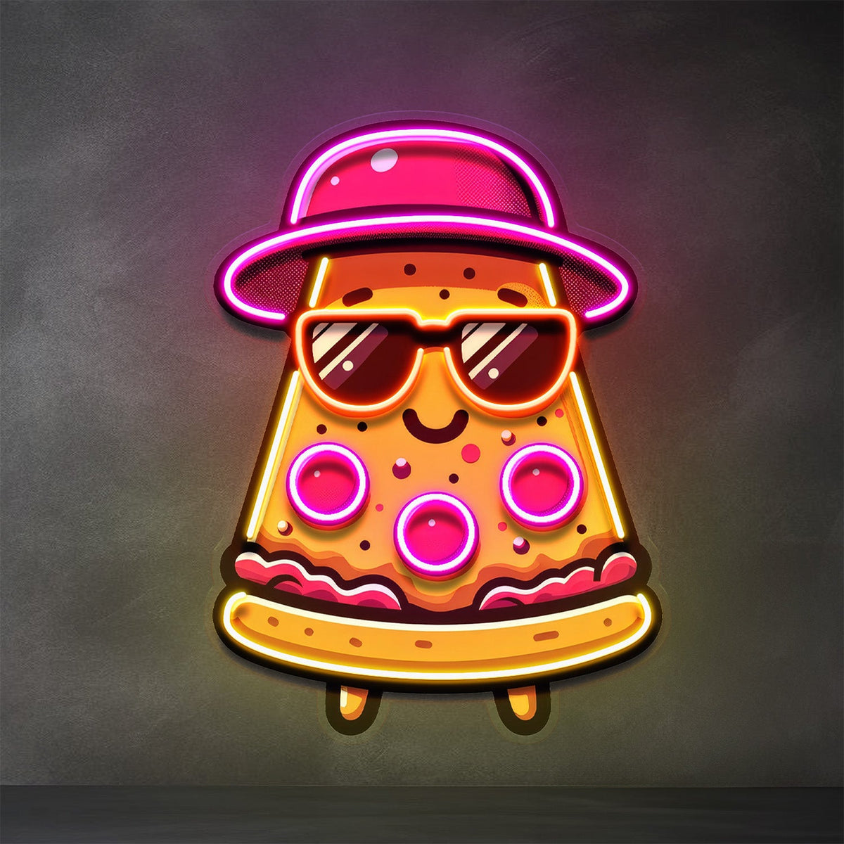 Little Cool Pizza LED Neon Sign Light Pop Art