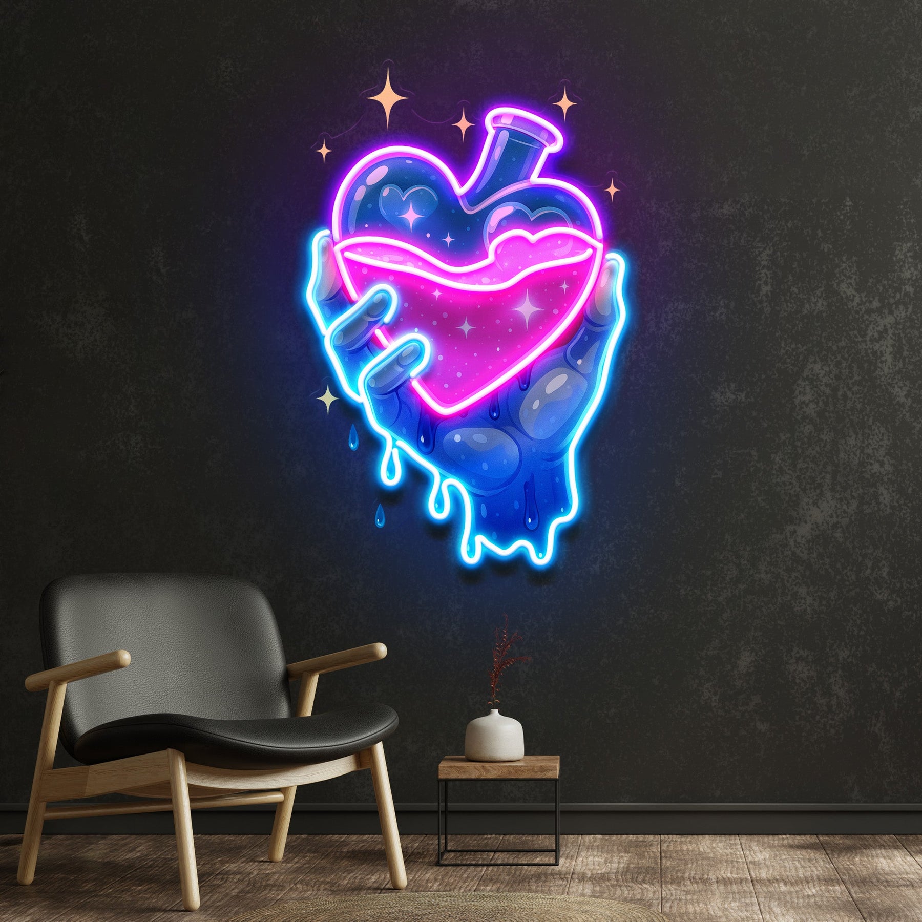 Love Elixir LED Neon Sign Light Pop Art