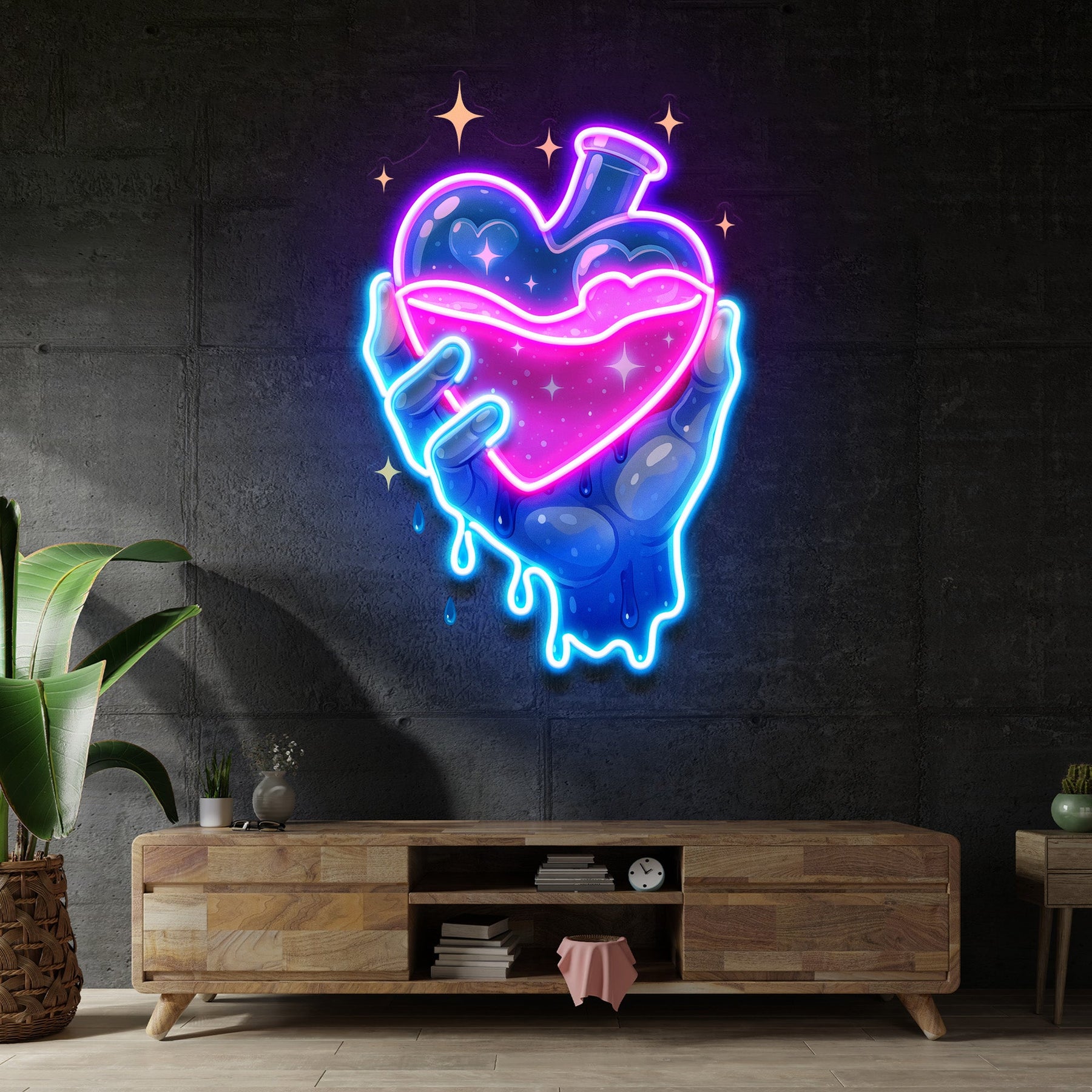 Love Elixir LED Neon Sign Light Pop Art
