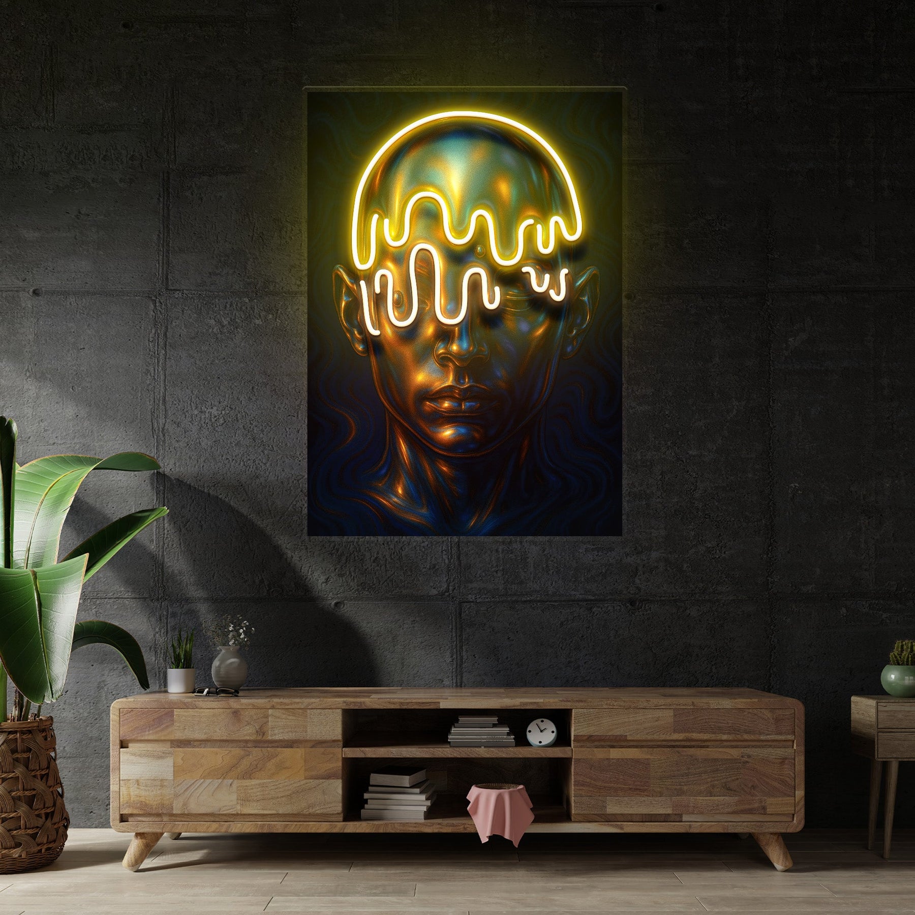 Melted Mind LED Neon Sign Light Pop Art