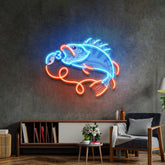 Orange Tail Fish LED Neon Sign Light Pop Art