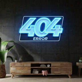Page Not Found LED Neon Sign Light Pop Art