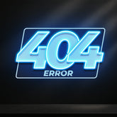 Page Not Found LED Neon Sign Light Pop Art